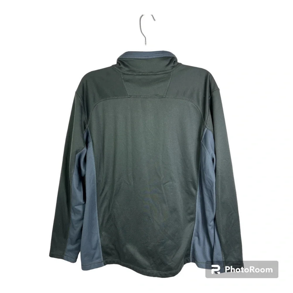 The North Face Shirt Men's Quarter Zip Pullover Long Sleeve Gray Sz XL